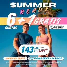 PLAN 6 CUOTAS +1 SUMMER...