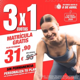 3X1 EN ACTIVACLUB ALMERÍA