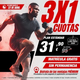 3X1 EN ACTIVACLUB ALMERÍA