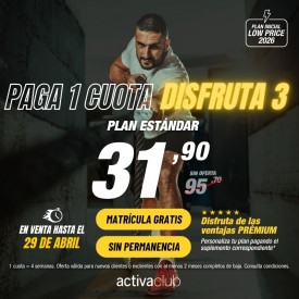 3X1 EN ACTIVACLUB ALMERÍA