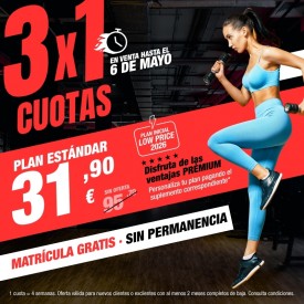 3X1 EN ACTIVACLUB ALMERÍA