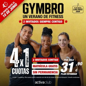 GYMBRO - 4x1 EN ACTIVACLUB...