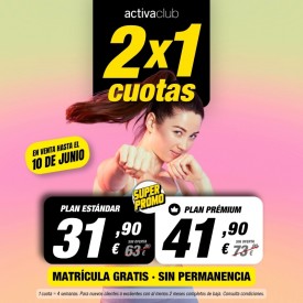 2X1 EN ACTIVACLUB ALMERÍA