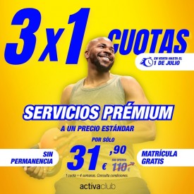 3x1 CON SERVICIOS PRÉMIUM...
