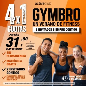 GYMBRO - 4x1 EN ACTIVACLUB...