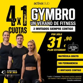 GYMBRO - 4x1 EN ACTIVACLUB...