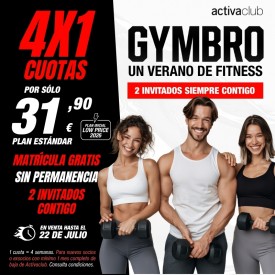 GYMBRO - 4x1 EN ACTIVACLUB...