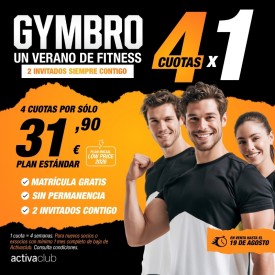 GYMBRO - 4x1 EN ACTIVACLUB...