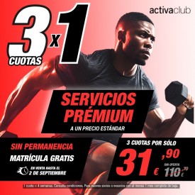 3x1 CON SERVICIOS PRÉMIUM...