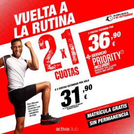 2x1 EN ACTIVACLUB ALMERÍA