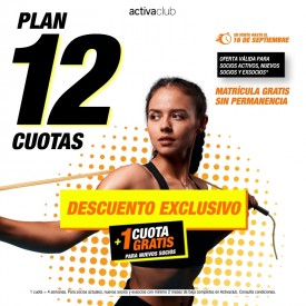 PLAN 12 CUOTAS ACTIVACLUB...