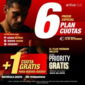 PLAN 6 CUOTAS ACTIVACLUB...