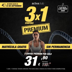 3x1 CON SERVICIOS PRÉMIUM...