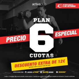 PLAN 6 CUOTAS ACTIVACLUB...