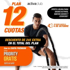PLAN 12 CUOTAS ACTIVACLUB...