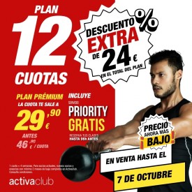 PLAN 12 CUOTAS ACTIVACLUB...