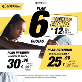 PLAN 6 CUOTAS ACTIVACLUB...